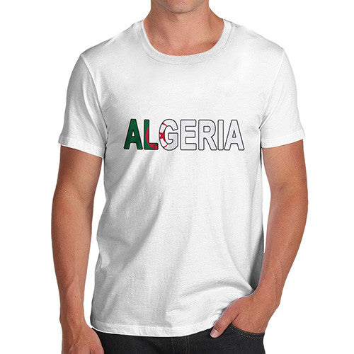 Men's Algeria Flag Football T-Shirt