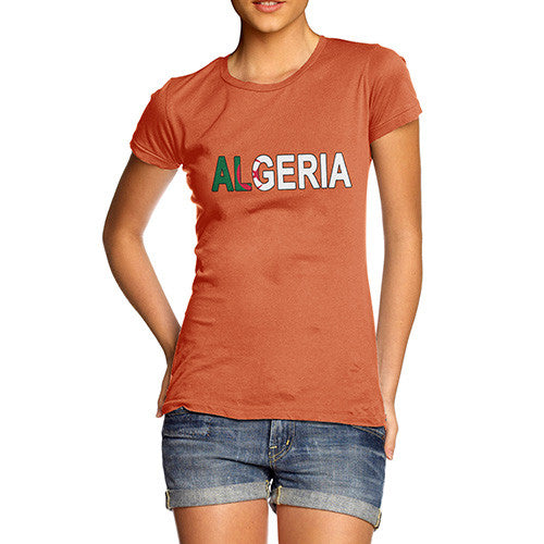 Women's Algeria Flag Football T-Shirt