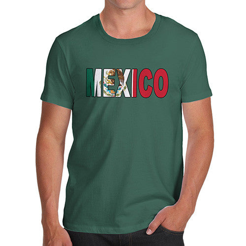 Men's Mexico Flag Football T-Shirt