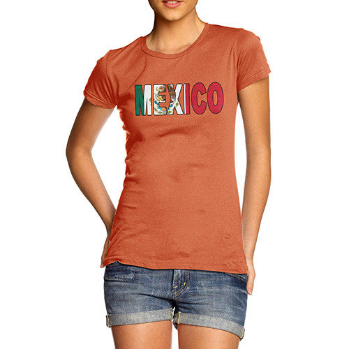 Women's Mexico Flag Football T-Shirt