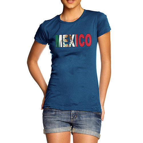 Women's Mexico Flag Football T-Shirt