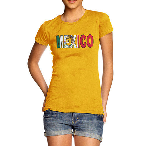 Women's Mexico Flag Football T-Shirt