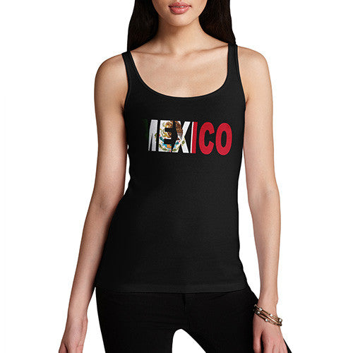 Women's Mexico Flag Football Tank Top