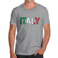 Men's Italy Flag Football T-Shirt