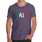 Men's Italy Flag Football T-Shirt