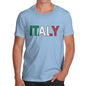 Men's Italy Flag Football T-Shirt