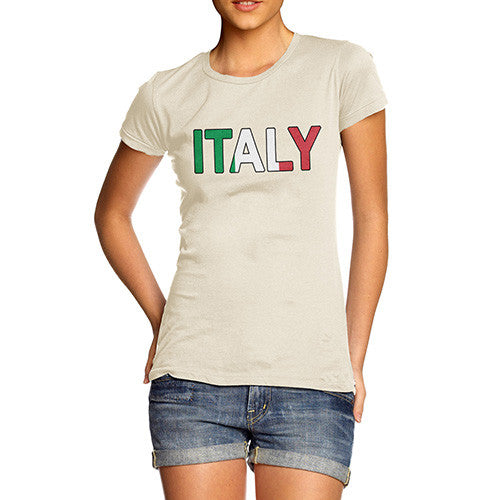 Women's Italy Flag Football T-Shirt