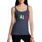 Women's Italy Flag Football Tank Top