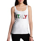 Women's Italy Flag Football Tank Top