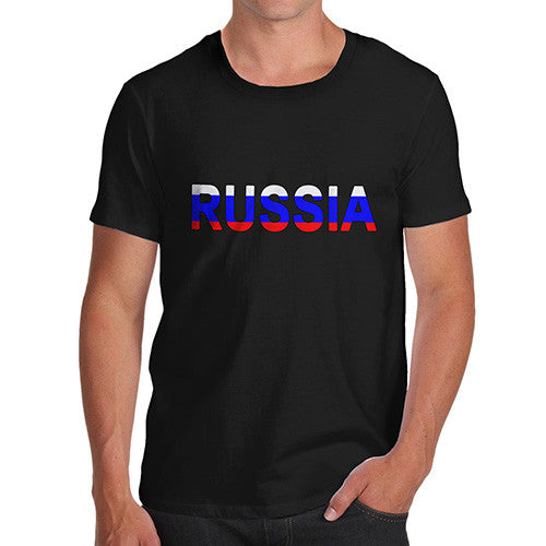 Men's Russia Flag Football T-Shirt