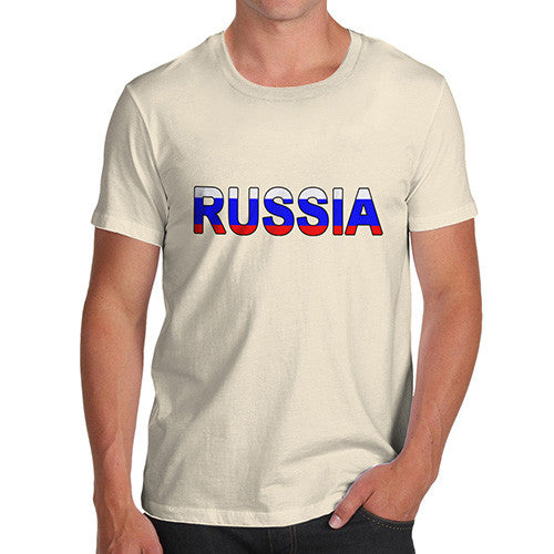 Men's Russia Flag Football T-Shirt