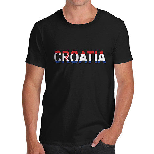 Men's Croatia Flag Football T-Shirt