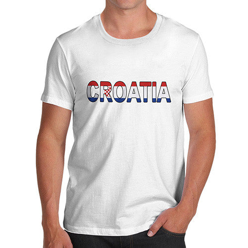 Men's Croatia Flag Football T-Shirt