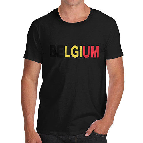 Men's Belgium Flag Football T-Shirt