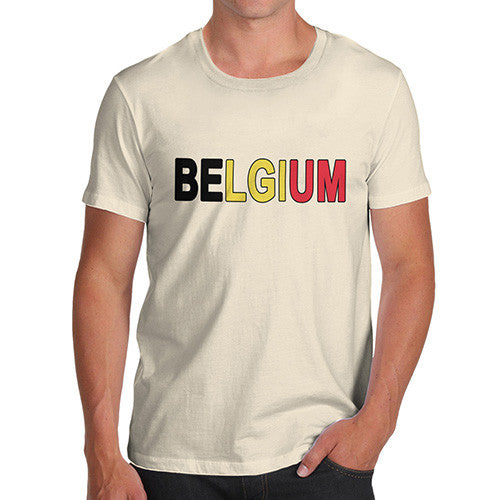 Men's Belgium Flag Football T-Shirt