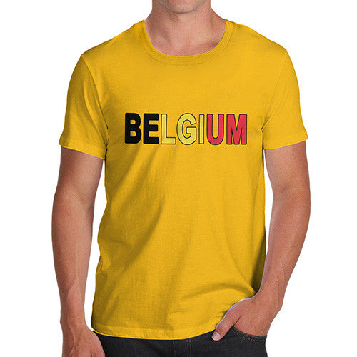 Men's Belgium Flag Football T-Shirt