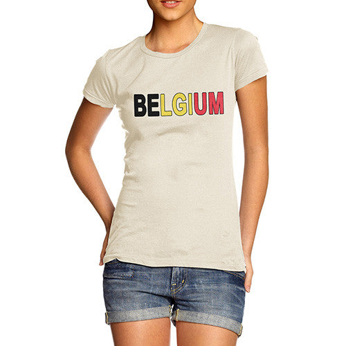 Women's Belgium Flag Football T-Shirt