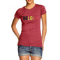 Women's Belgium Flag Football T-Shirt