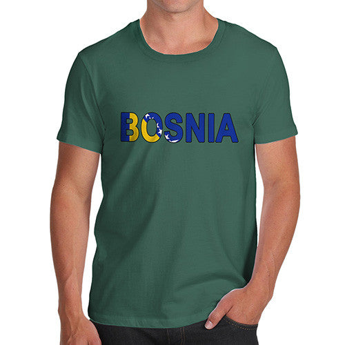 Men's Bosnia Flag Football T-Shirt