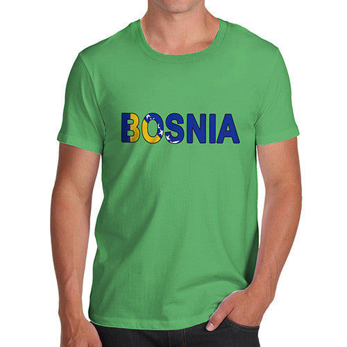 Men's Bosnia Flag Football T-Shirt