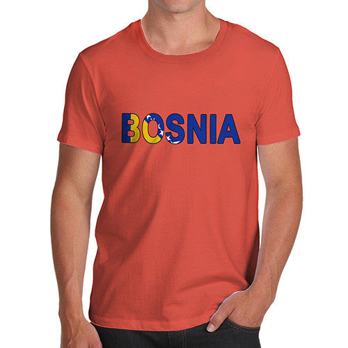 Men's Bosnia Flag Football T-Shirt