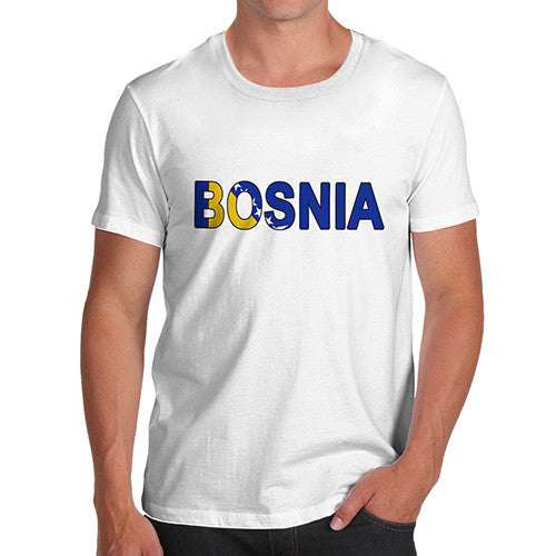 Men's Bosnia Flag Football T-Shirt