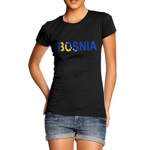 Women's Bosnia Flag Football T-Shirt