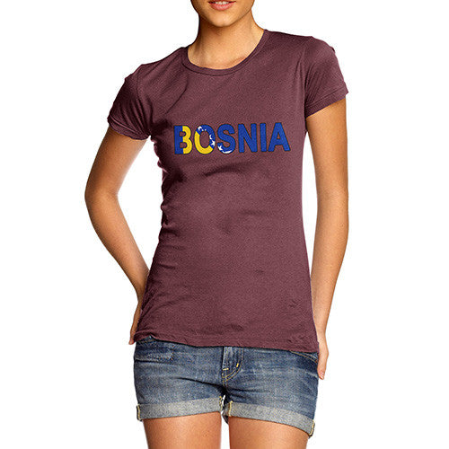 Women's Bosnia Flag Football T-Shirt