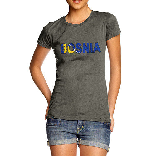 Women's Bosnia Flag Football T-Shirt