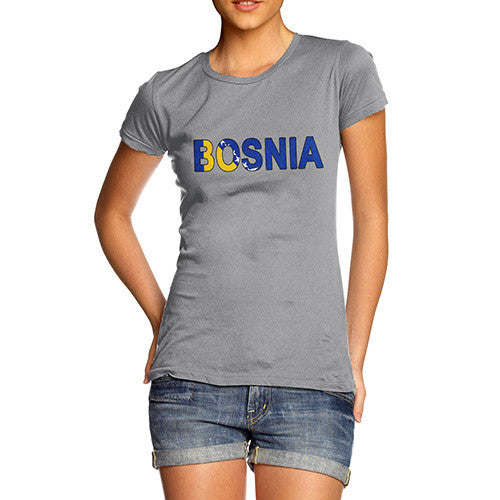 Women's Bosnia Flag Football T-Shirt