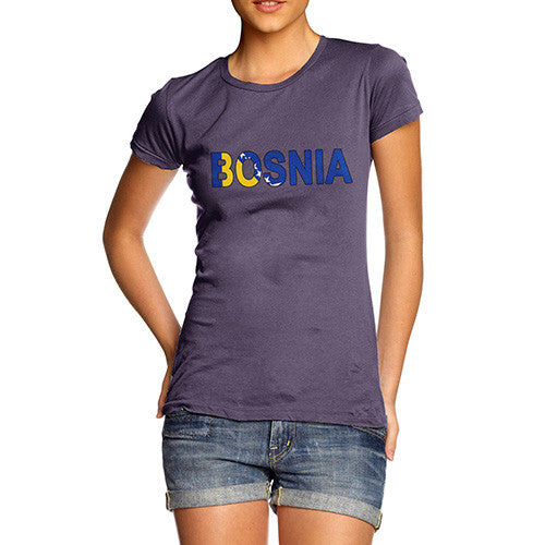 Women's Bosnia Flag Football T-Shirt