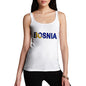 Women's Bosnia Flag Football Tank Top