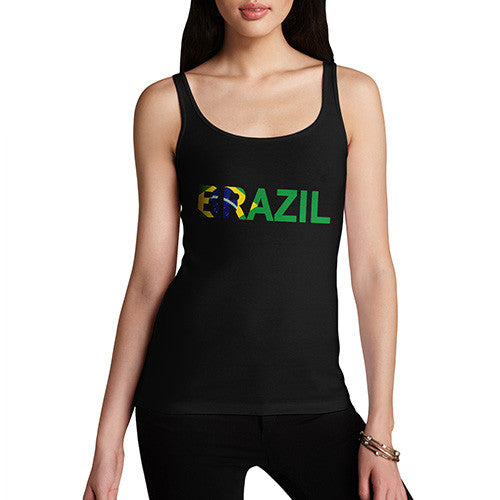 Women's Brazil Flag Football Tank Top
