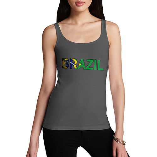 Women's Brazil Flag Football Tank Top