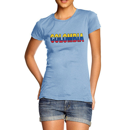 Women's Colombia Flag Football T-Shirt