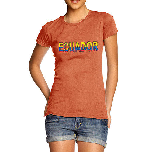 Women's Ecuador Flag Football T-Shirt