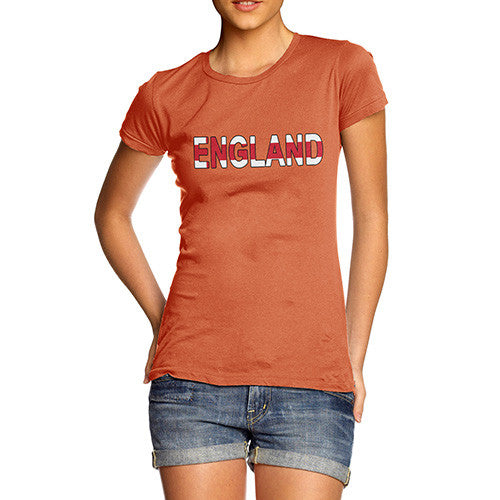 Women's England Flag Football T-Shirt