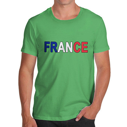 Men's France Flag Football T-Shirt