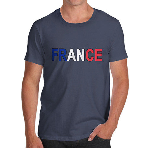 Men's France Flag Football T-Shirt