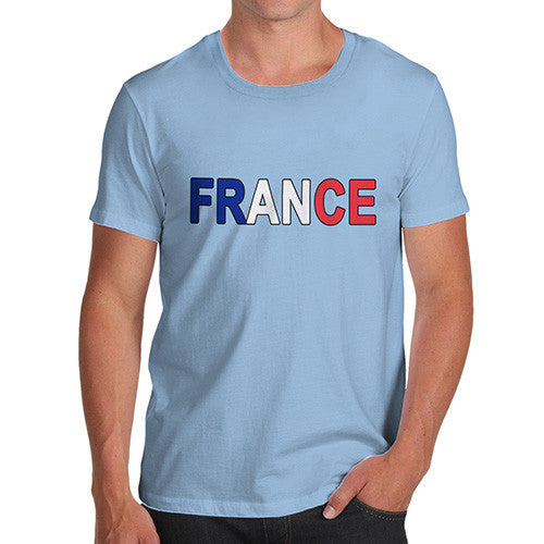 Men's France Flag Football T-Shirt