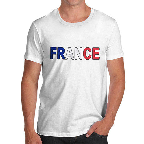 Men's France Flag Football T-Shirt