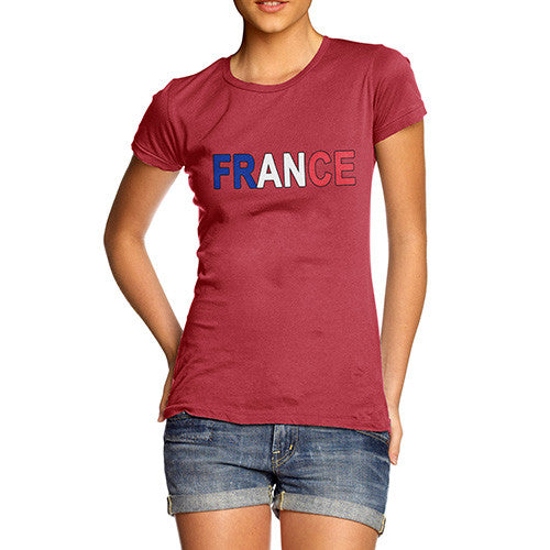 Women's France Flag Football T-Shirt