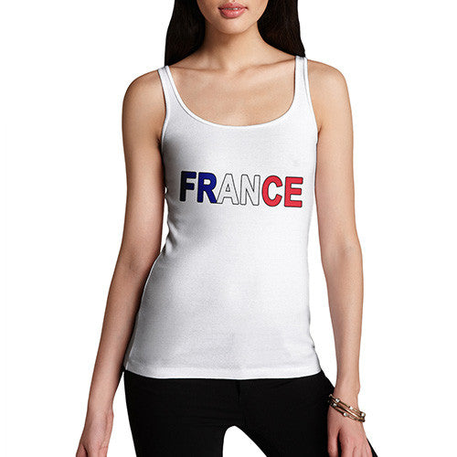 Women's France Flag Football Tank Top