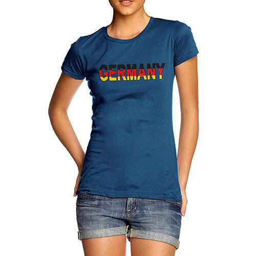 Women's Germany Flag Football T-Shirt