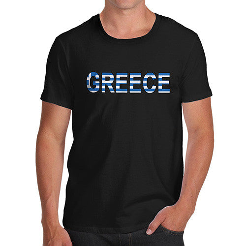 Men's Greece Flag Football T-Shirt