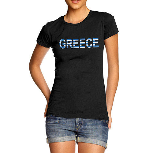 Women's Greece Flag Football T-Shirt