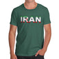 Men's Iran Flag Football T-Shirt