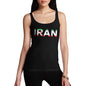 Women's Iran Flag Football Tank Top