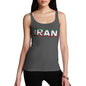 Women's Iran Flag Football Tank Top