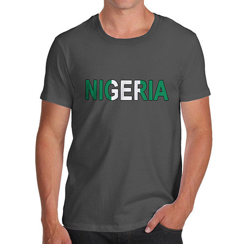 Men's Nigeria Flag Football T-Shirt